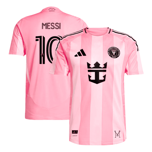 Tricouri Fotbal Inter Miami CF MESSI #10 Acasă 2025 Authentic