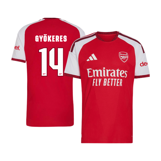 Tricouri Fotbal Arsenal GYÖKERES #14 Acasă 2026/27 Authentic - UCL