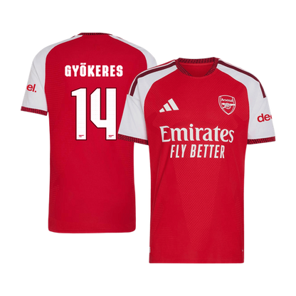 Tricouri Fotbal Arsenal GYÖKERES #14 Acasă 2026/27 Authentic - UCL