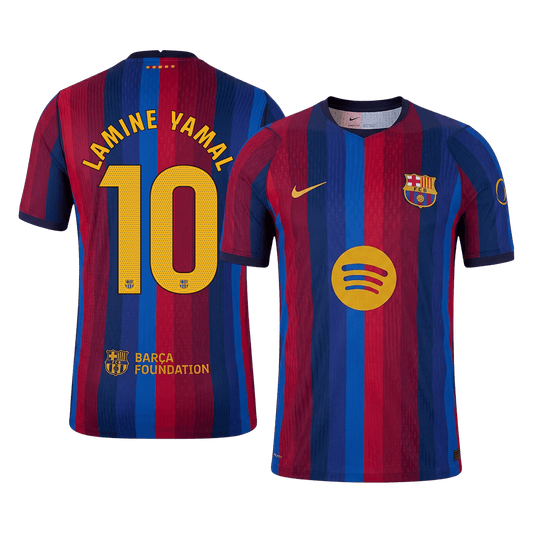 Tricouri Fotbal Barcelona LAMINE YAMAL #10 Acasă 2026/27 Authentic
