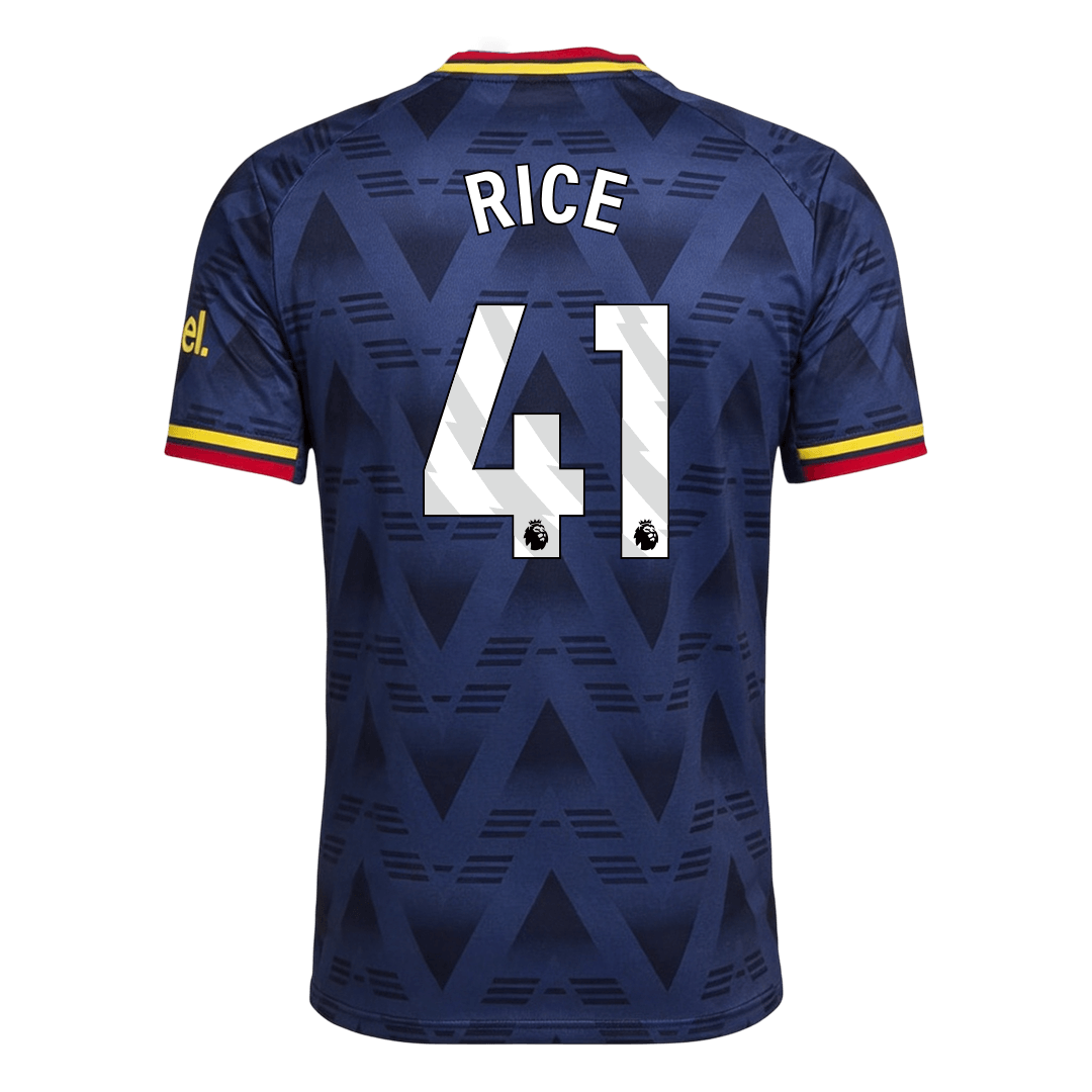 Tricouri Fotbal Arsenal RICE #41 Deplasare 2026/27 Authentic