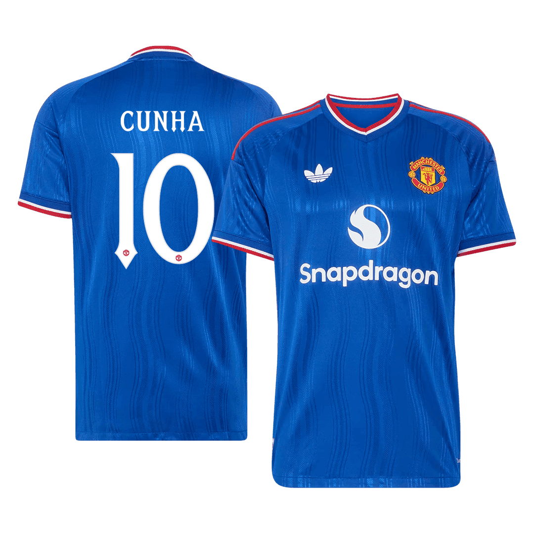 Tricouri Fotbal Manchester United CUNHA #10 Deplasare 2026/27 Authentic - UCL