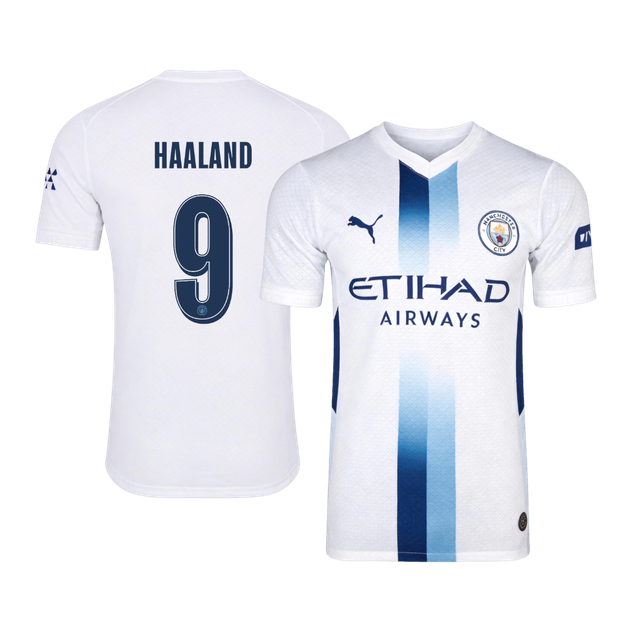 Tricouri Fotbal Manchester City HAALAND #9 Treilea 2026/27 Authentic - UCL