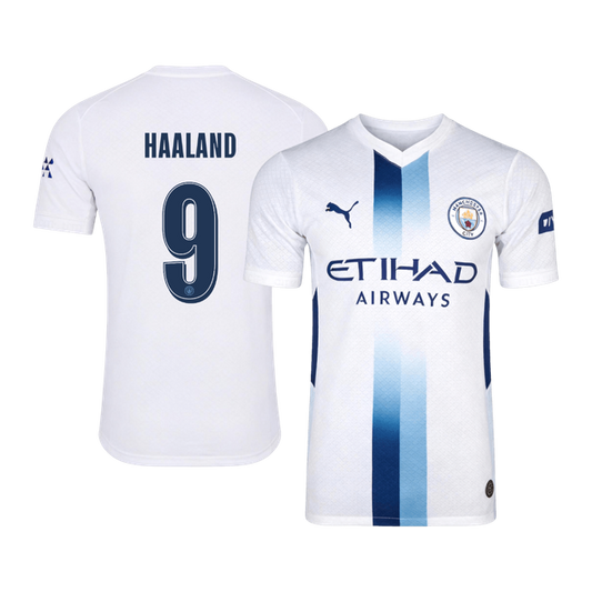 Tricouri Fotbal Manchester City HAALAND #9 Treilea 2026/27 Authentic - UCL