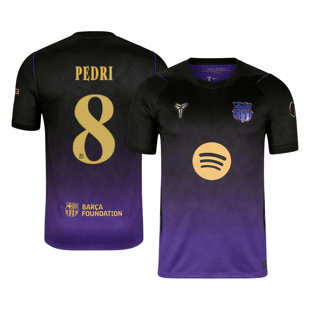 Tricouri Fotbal Barcelona PEDRI #8 Deplasare 2026/27 - UCL