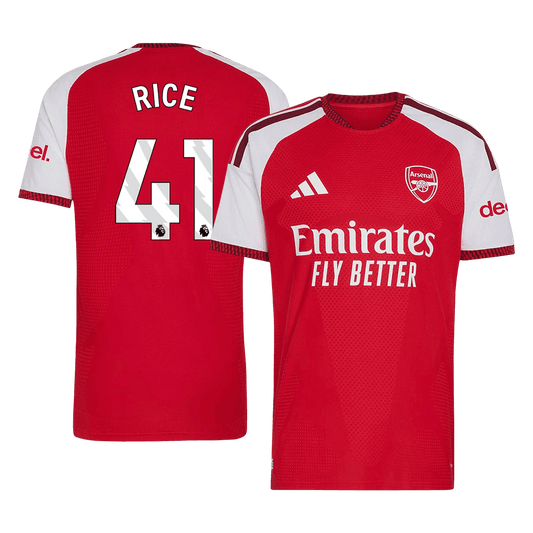 Tricouri Fotbal Arsenal RICE #41 Acasă 2026/27 Authentic