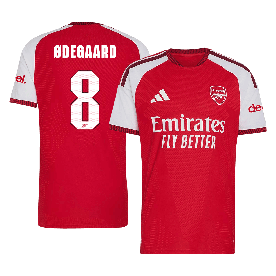 Tricouri Fotbal Arsenal ØDEGAARD #8 Acasă 2026/27 Authentic - UCL