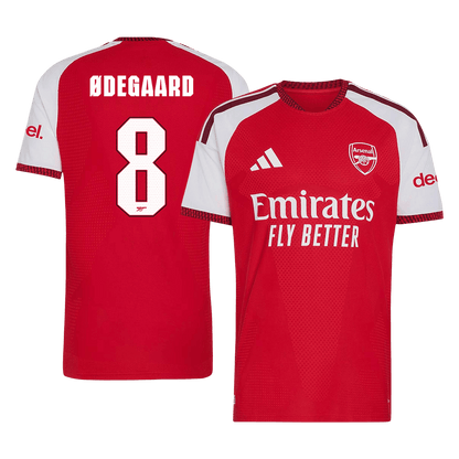 Tricouri Fotbal Arsenal ØDEGAARD #8 Acasă 2026/27 Authentic - UCL