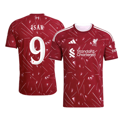 Tricouri Fotbal Liverpool ISAK #9 Acasă 2026/27 UCL - Premium