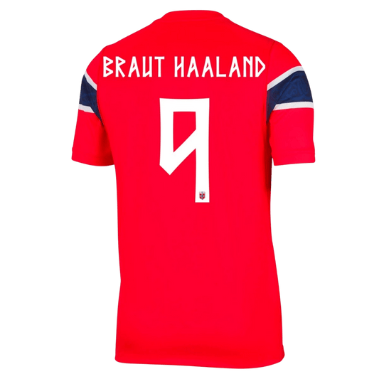 Tricouri Fotbal Norway BRAUT HAALAND #9 Acasă Cupa Mondială 2026