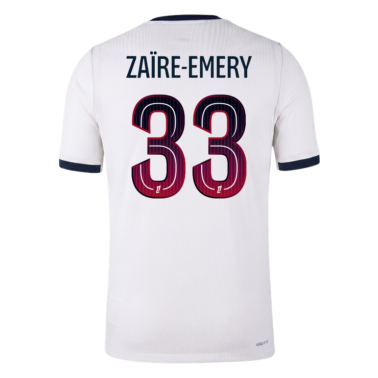 Tricouri Fotbal PSG ZAÏRE-EMERY #33 Deplasare 2026/27 Authentic