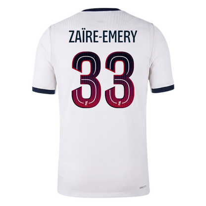 Tricouri Fotbal PSG ZAÏRE-EMERY #33 Deplasare 2026/27 Authentic