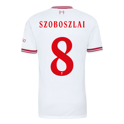 Tricouri Fotbal Liverpool SZOBOSZLAI #8 Deplasare 2026/27 Authentic - UCL