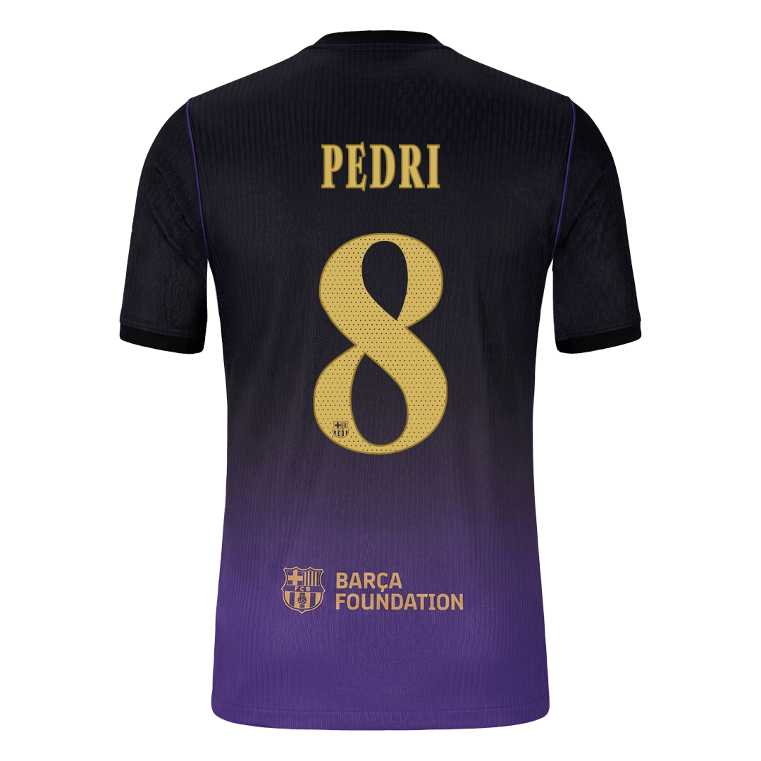 Tricouri Fotbal Barcelona PEDRI #8 Deplasare 2026/27 Authentic - UCL