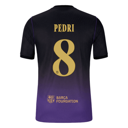 Tricouri Fotbal Barcelona PEDRI #8 Deplasare 2026/27 Authentic - UCL