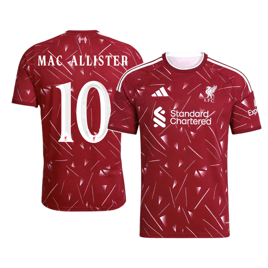 Tricouri Fotbal Liverpool MAC ALLISTER #10 Acasă 2026/27 UCL - Premium
