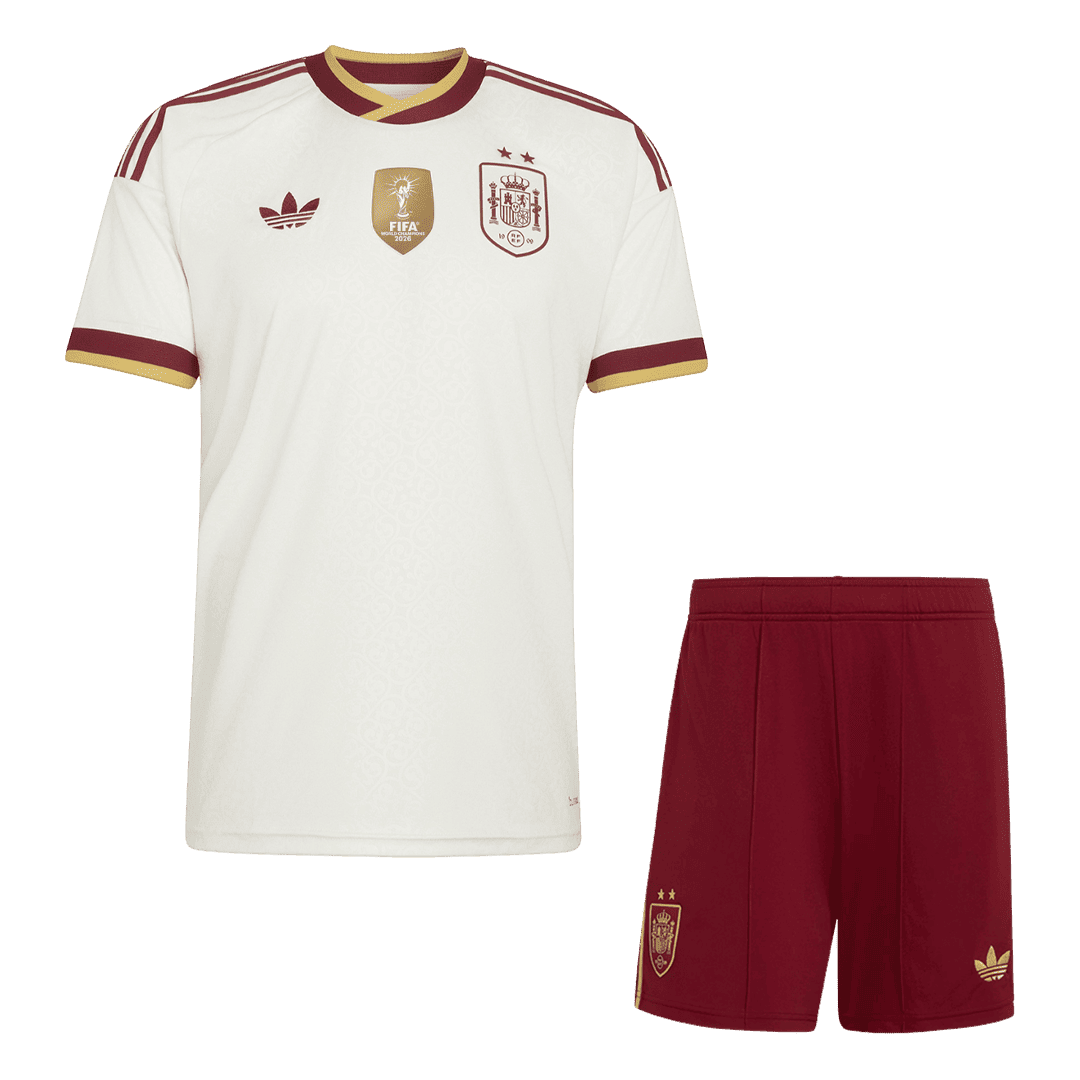 Set Tricouri Fotbal Spania Deplasare Cupa Mondială 2026 Champion Edition