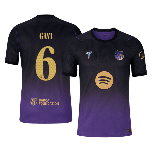 Tricouri Fotbal Barcelona GAVI #6 Deplasare 2026/27 Authentic - UCL