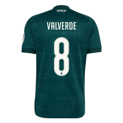 Tricouri Fotbal Real Madrid VALVERDE #8 Deplasare 2026/27