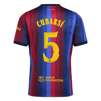 Tricouri Fotbal Barcelona CUBARSÍ #5 Acasă 2026/27 - UCL - Premium