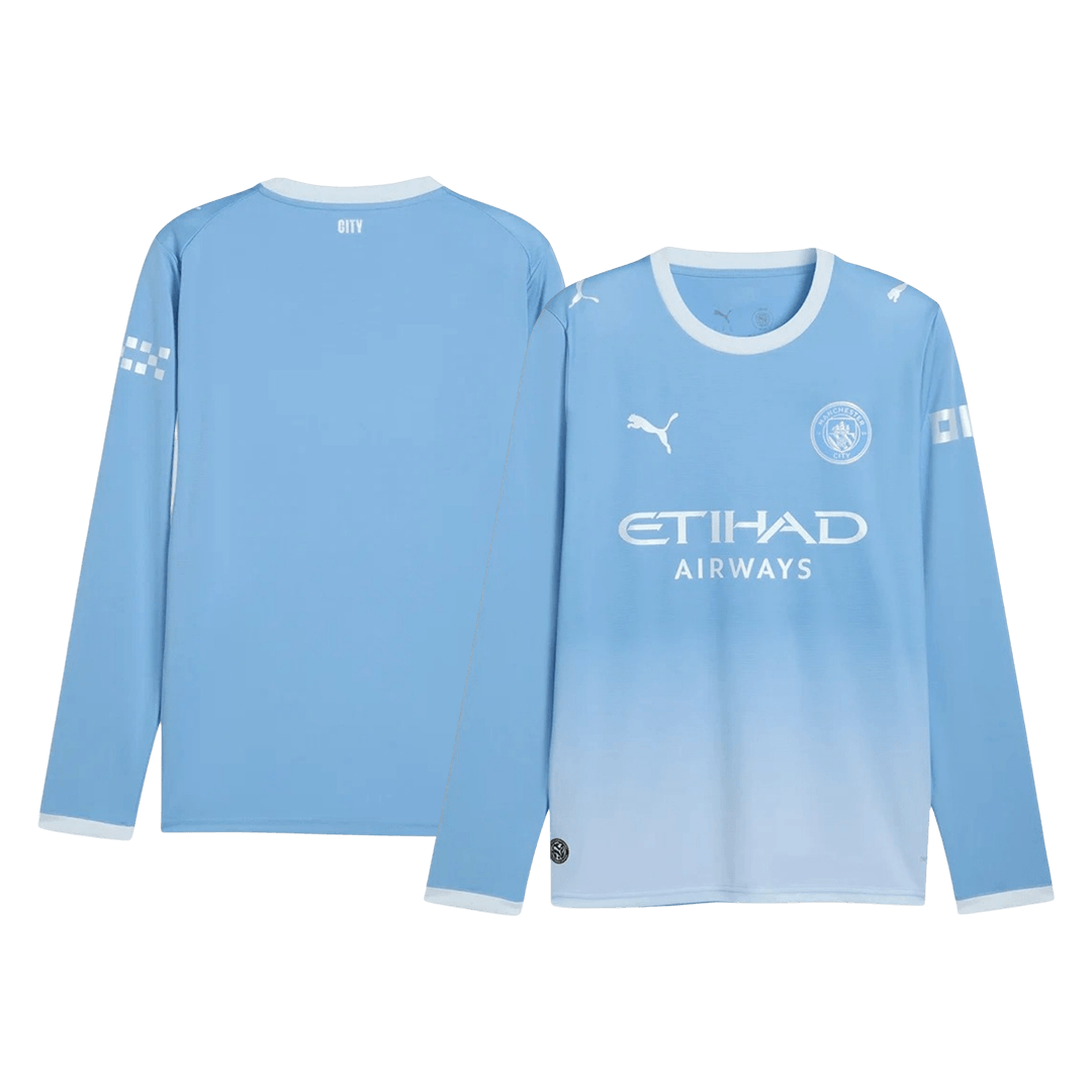 Tricouri Fotbal Manchester City Acasă 2026/27 Mânecă Lungă