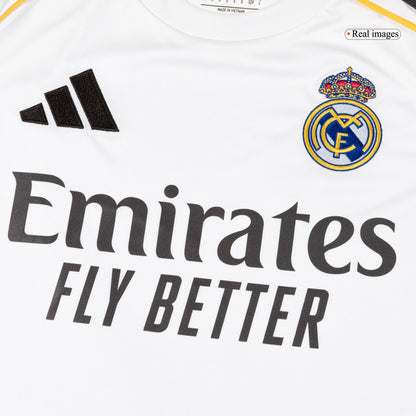 Tricouri Fotbal Real Madrid F.MENDY #23 Acasă 2025/26 - Premium