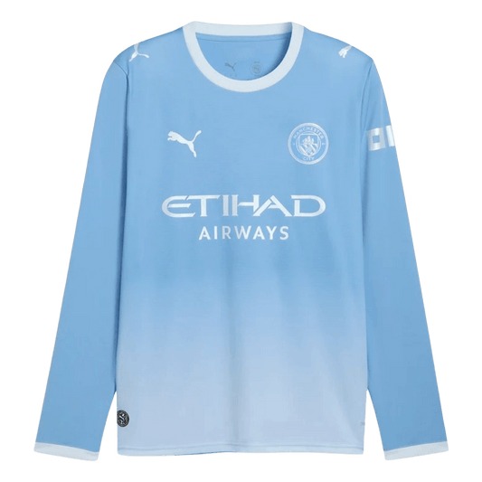 Tricouri Fotbal Manchester City Acasă 2026/27 Mânecă Lungă