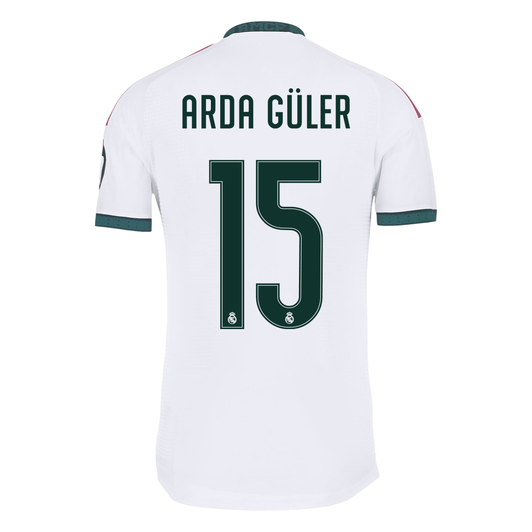 Tricouri Fotbal Real Madrid ARDA GÜLER #15 Acasă 2026/27 Authentic