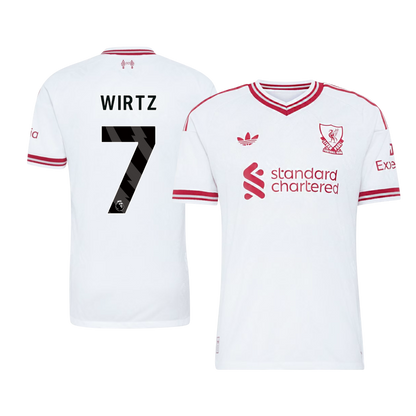 Tricouri Fotbal Liverpool WIRTZ #7 Deplasare 2026/27