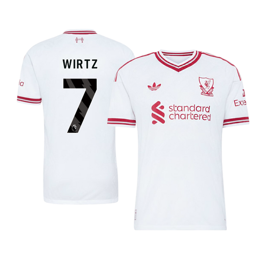 Tricouri Fotbal Liverpool WIRTZ #7 Deplasare 2026/27 Authentic