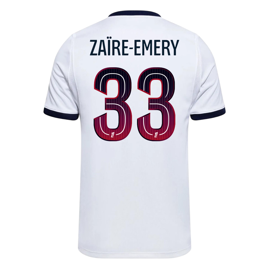 Tricouri Fotbal PSG ZAÏRE-EMERY #33 Deplasare 2026/27