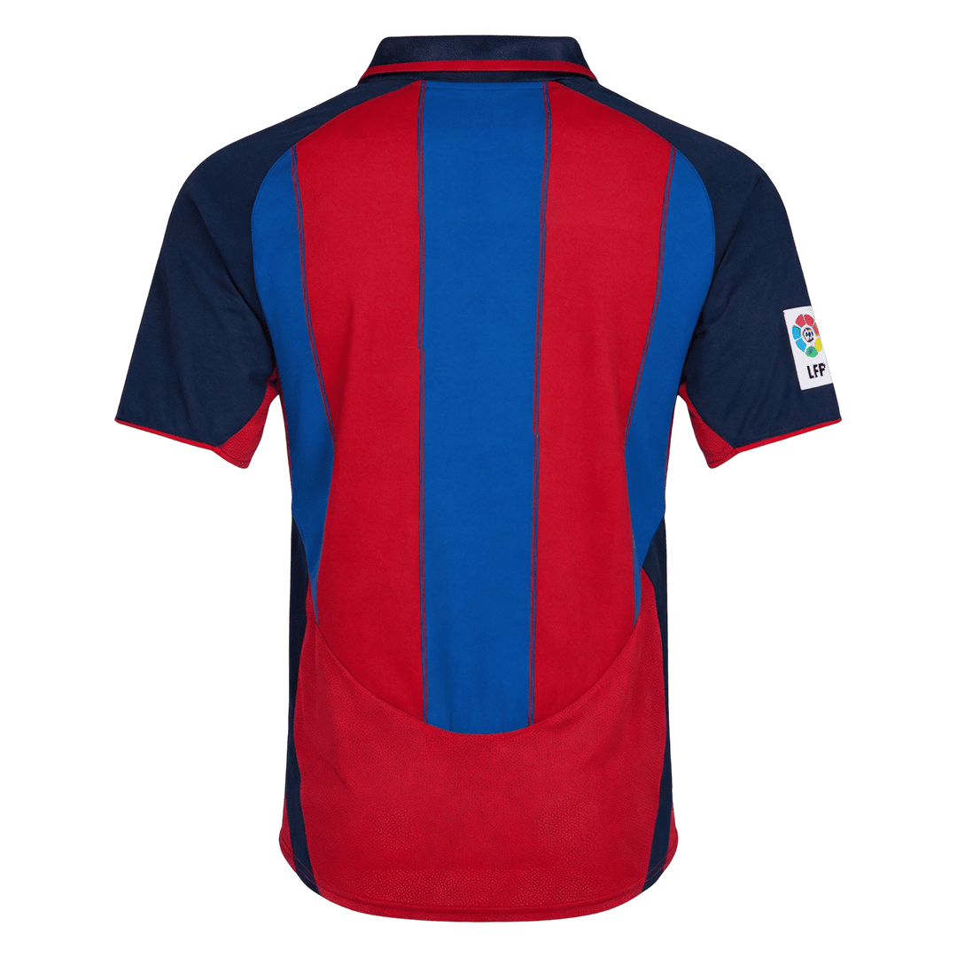 Tricouri Fotbal Vintage Barcelona Acasă 2003/04