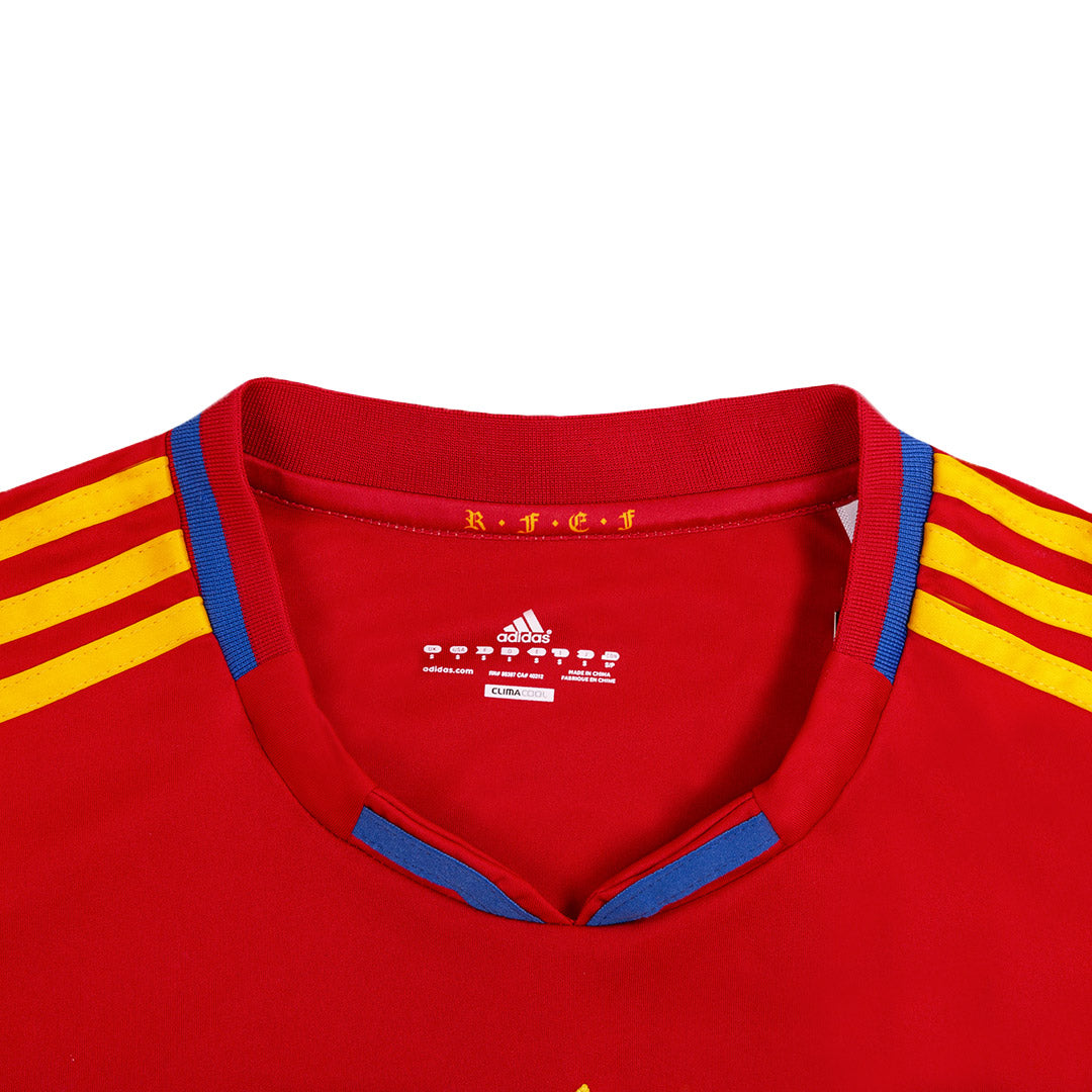 Tricouri Fotbal Vintage Spania A. INIESTA #6 Acasă 2010