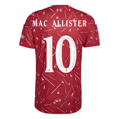 Tricouri Fotbal Liverpool MAC ALLISTER #10 Acasă 2026/27 Authentic - UCL