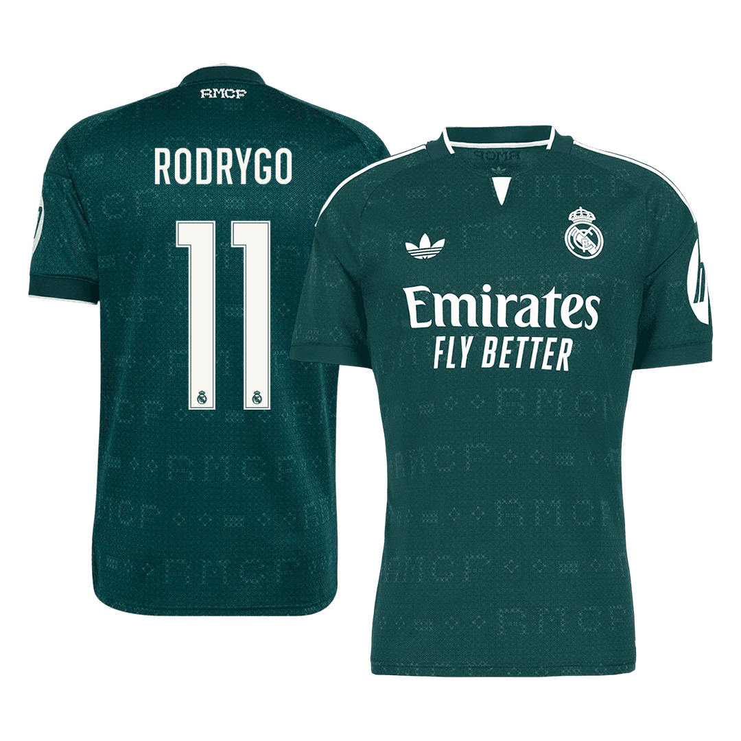 Tricouri Fotbal Real Madrid RODRYGO #11 Deplasare 2026/27