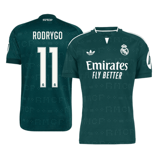 Tricouri Fotbal Real Madrid RODRYGO #11 Deplasare 2026/27