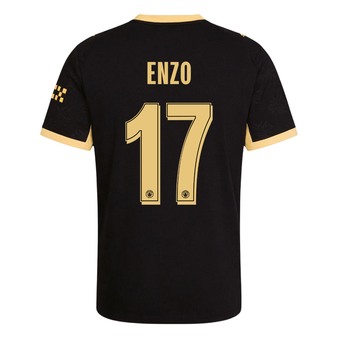 Tricouri Fotbal Manchester City ENZO #17 Deplasare 2026/27 Authentic - UCL