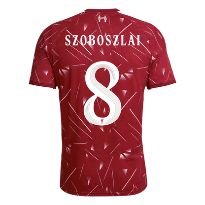 Tricouri Fotbal Liverpool SZOBOSZLAI #8 Acasă 2026/27 UCL - Premium