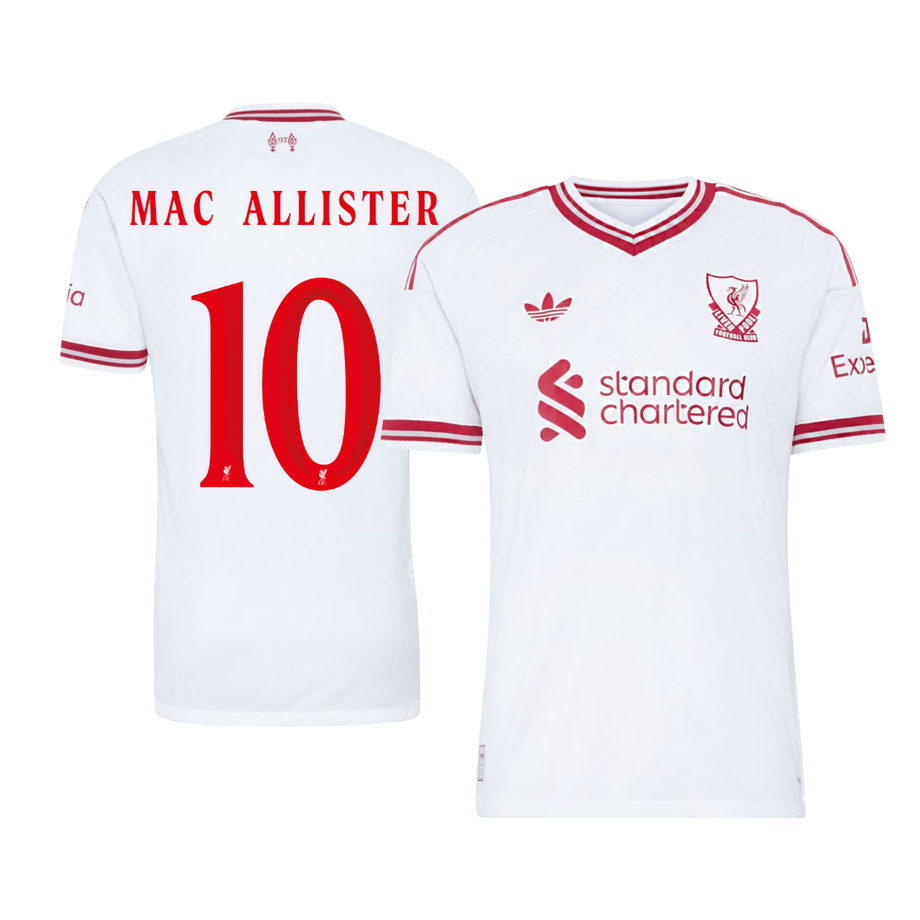 Tricouri Fotbal Liverpool MAC ALLISTER #10 Deplasare 2026/27 Authentic - UCL