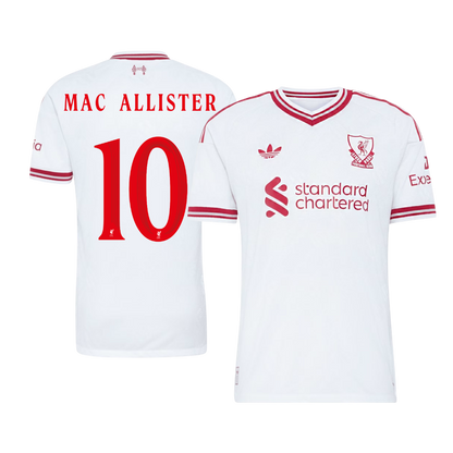 Tricouri Fotbal Liverpool MAC ALLISTER #10 Deplasare 2026/27 Authentic - UCL
