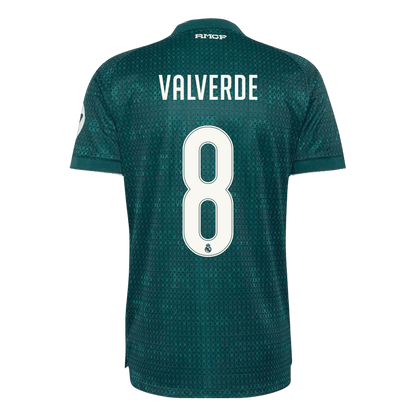 Tricouri Fotbal Real Madrid VALVERDE #8 Deplasare 2026/27 Authentic