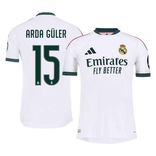 Tricouri Fotbal Real Madrid ARDA GÜLER #15 Acasă 2026/27 Authentic
