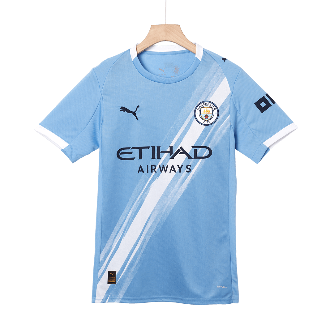 Tricouri Fotbal Manchester City RODRIGO #16 Acasă 2025/26 - Premium