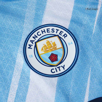 Tricouri Fotbal Manchester City DE BRUYNE #17 Acasă 2025/26 Authentic
