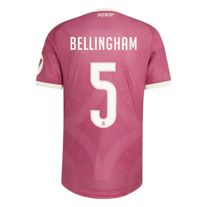 Tricouri Fotbal Real Madrid BELLINGHAM #5 Treilea 2026/27 Authentic