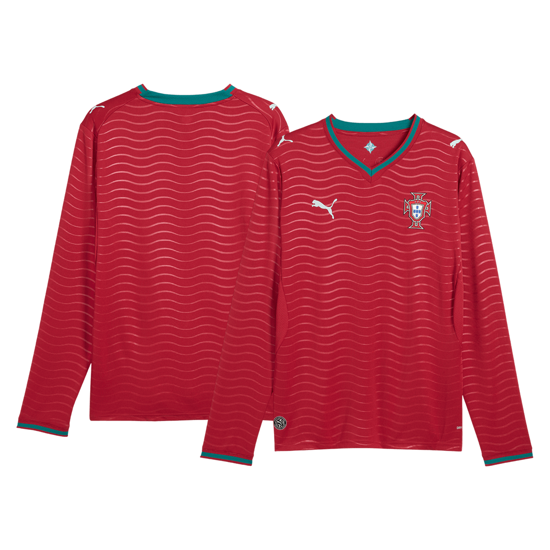 Tricouri Fotbal Portugalia Acasă 2026 Mânecă Lungă