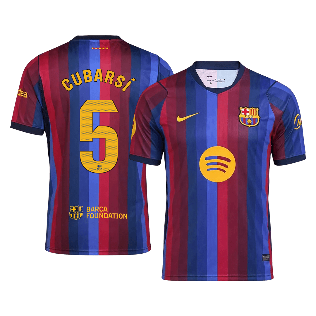 Tricouri Fotbal Barcelona CUBARSÍ #5 Acasă 2026/27 - Premium