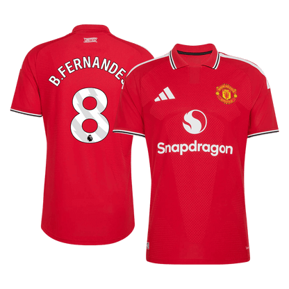 Tricouri Fotbal Manchester United B. FERNANDES #8 Acasă 2026/27 Authentic
