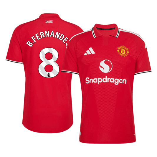 Tricouri Fotbal Manchester United B. FERNANDES #8 Acasă 2026/27 Authentic