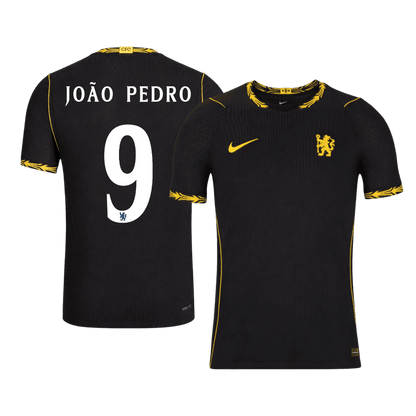 Tricouri Fotbal Chelsea JOÃO PEDRO #9 Deplasare 2026/27 Authentic - UCL